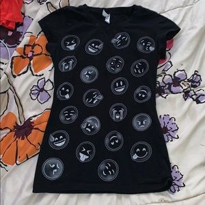 Short Sleeve Emoji Shirt